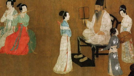 著名古代人物画《韩熙载夜宴图》欣赏