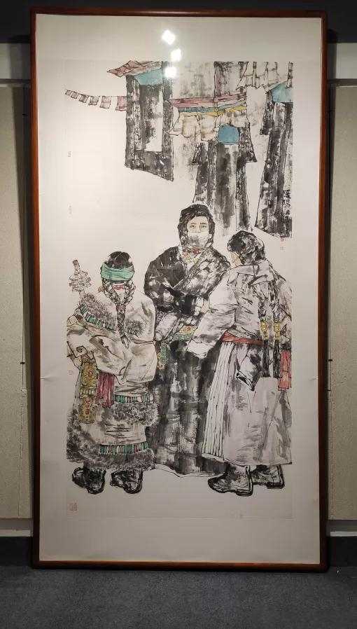 萧县书画院成立40周年画展(图9)