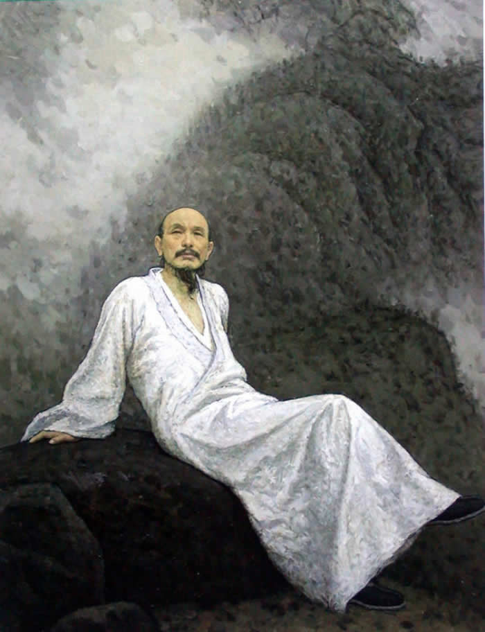靳尚谊油画人物高清作品欣赏(图37)