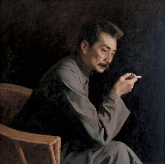 靳尚谊油画人物高清作品欣赏(图42)