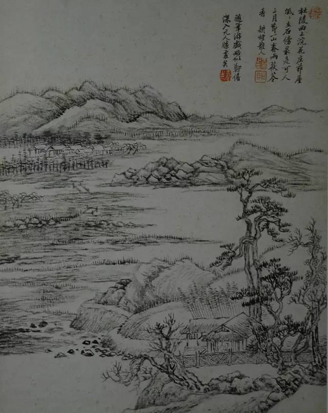 王石谷山水画作品欣赏(图9)