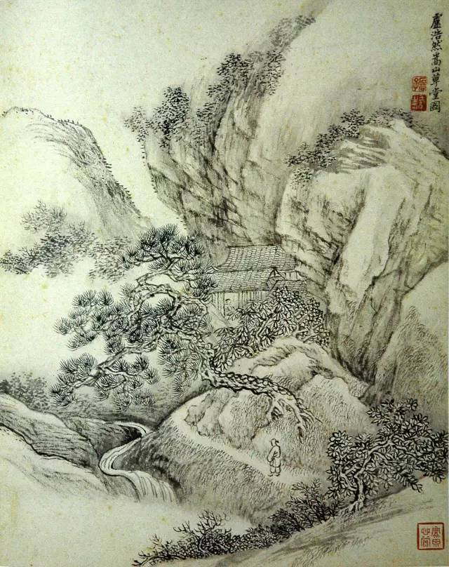 王石谷山水画作品欣赏(图5)