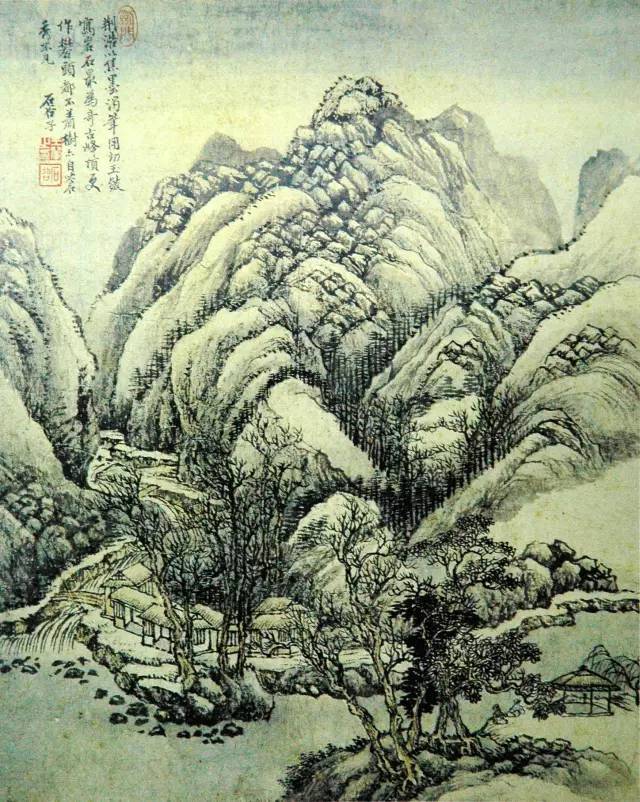 王石谷山水画作品欣赏(图6)