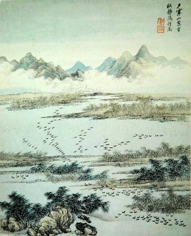 王石谷山水画作品欣赏(图10)