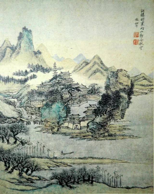 王石谷山水画作品欣赏(图13)