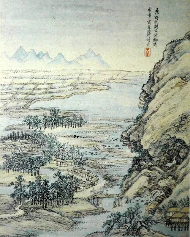 王石谷山水画作品欣赏(图12)