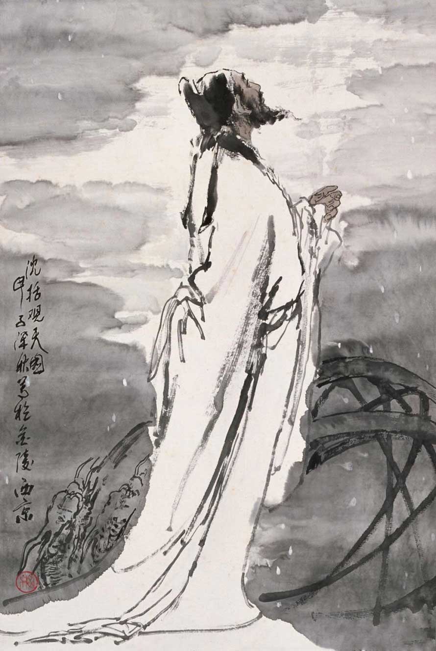 王西京写意人物画作品欣赏(图7)