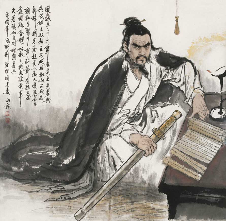 王西京写意人物画作品欣赏(图12)