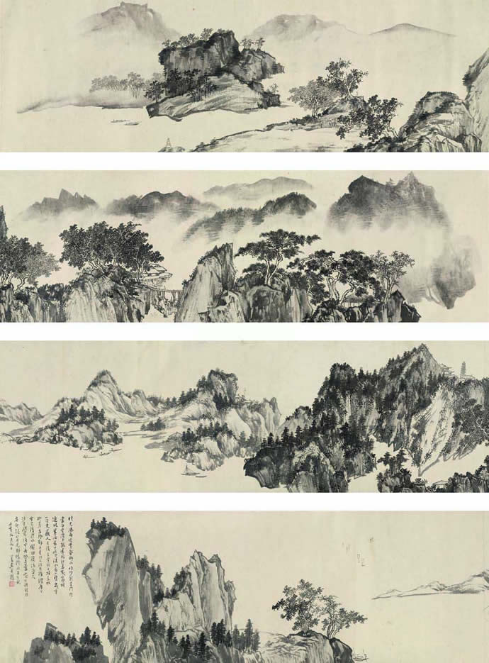 溥儒书画作品拍卖超500万的作品价格及图片(图2)