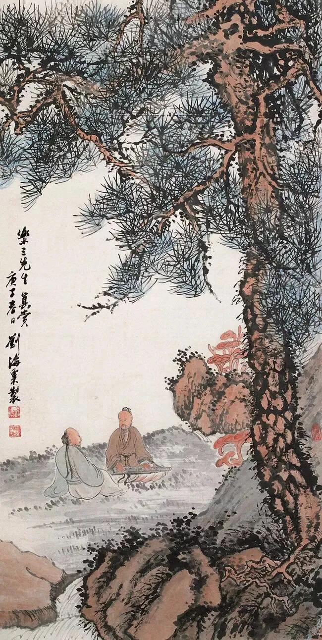刘海粟国画作品欣赏(图7)