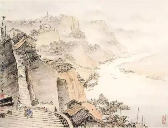 关山月国画作品欣赏(图16)