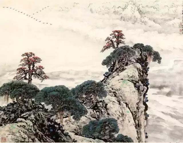 关山月国画作品欣赏(图14)