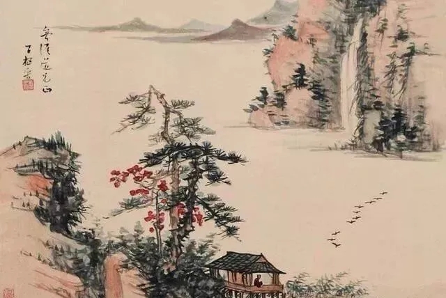 卢子枢山水画作品欣赏(图12)