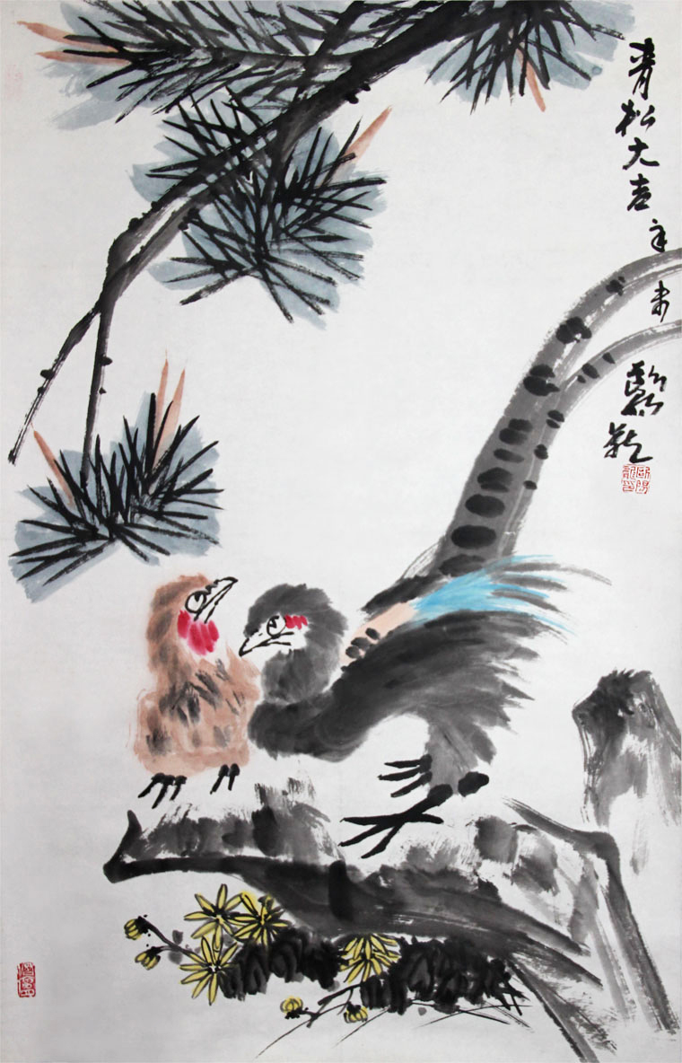 著名花鸟画家欧阳龙