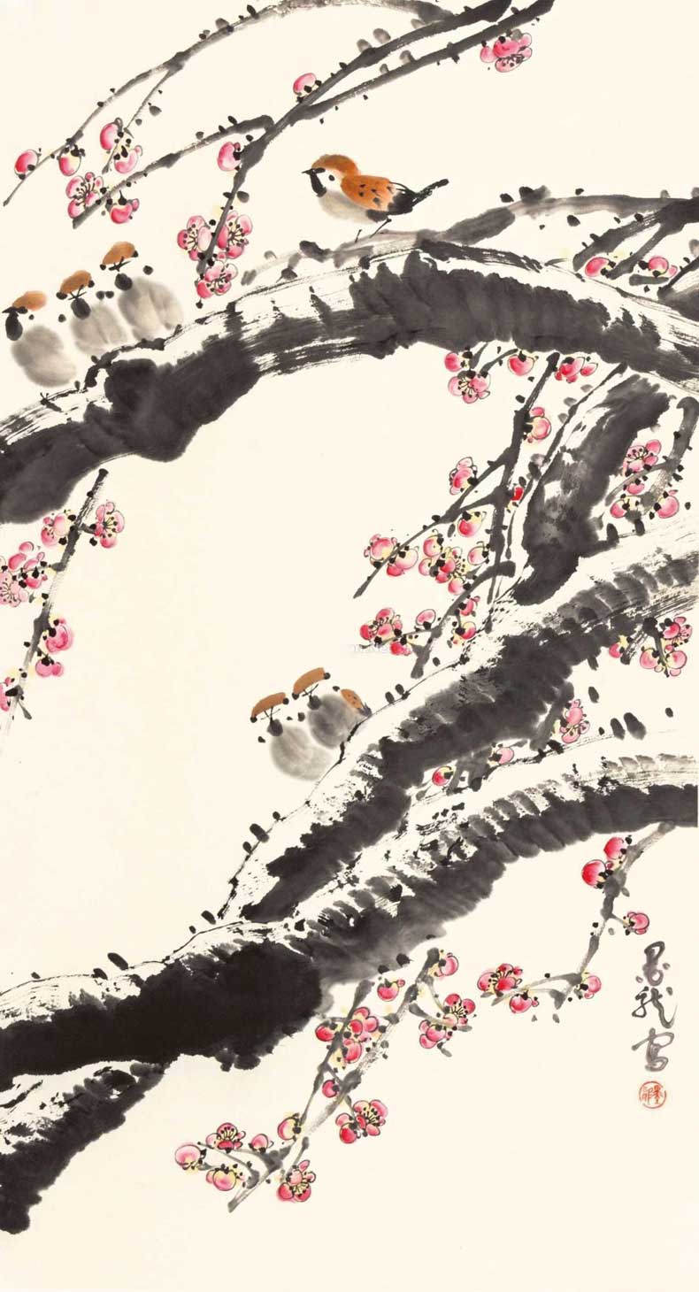 孙墨龙国画作品欣赏(图4)