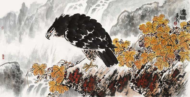 孙墨龙国画作品欣赏(图8)