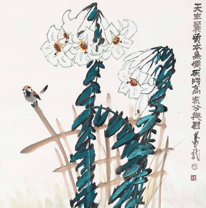 孙墨龙国画作品欣赏(图10)