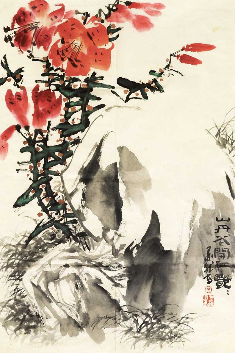 孙墨龙国画作品欣赏(图17)