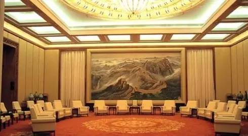 人民大会堂悬挂过的十三幅国画书法作品(图1)