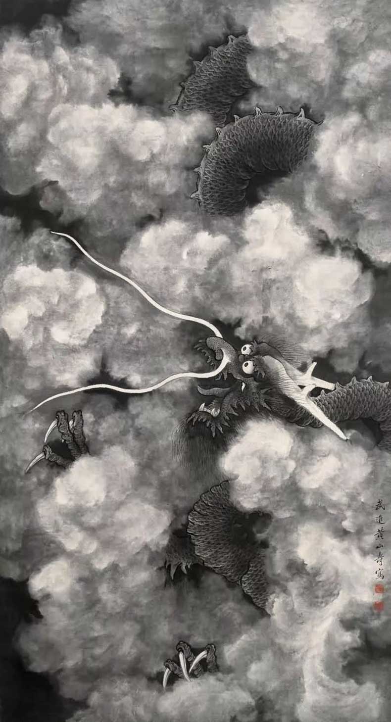 黄山寿花鸟画作品欣赏(图36)