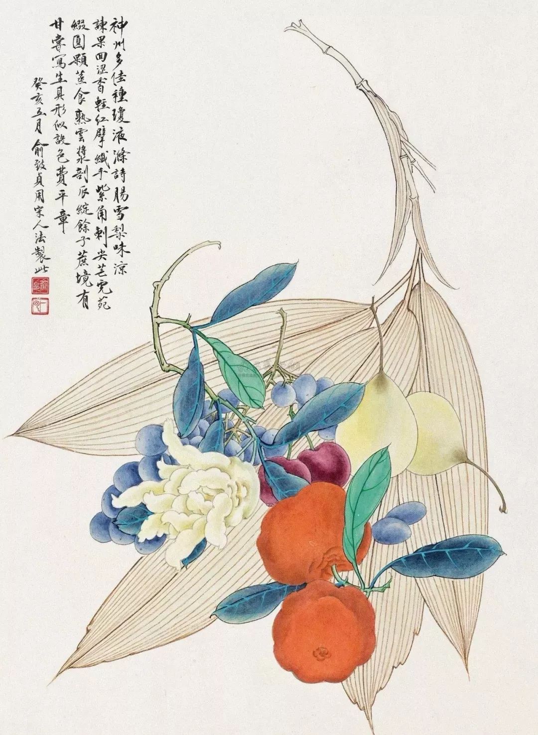 俞致贞花鸟画作品欣赏(图16)